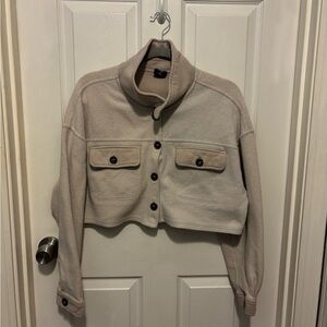 PacSun Cream Teddy Jacket